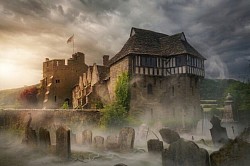 Stokesey Castle, Craven Arms, shropshire