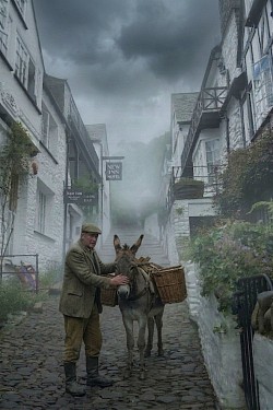 Early morning,  Clovelly,  Devon