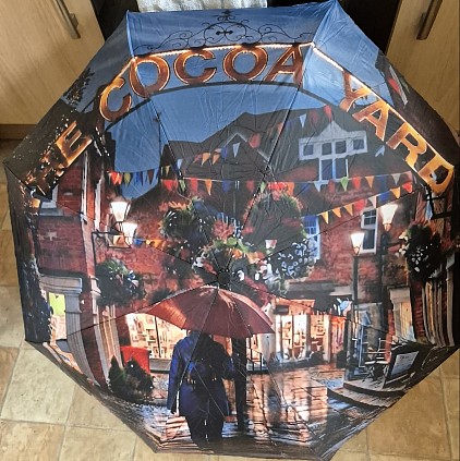 Umbrellas made from heavy duty waterproof nylon.printed from any of my images from the gallery
